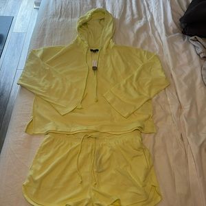 Jcrew Neon Terry Shorts set - Size M